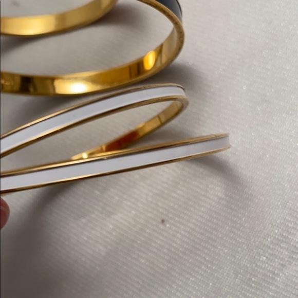 Monet vintage bangles in red navy and white (4) - Picture 6 of 10